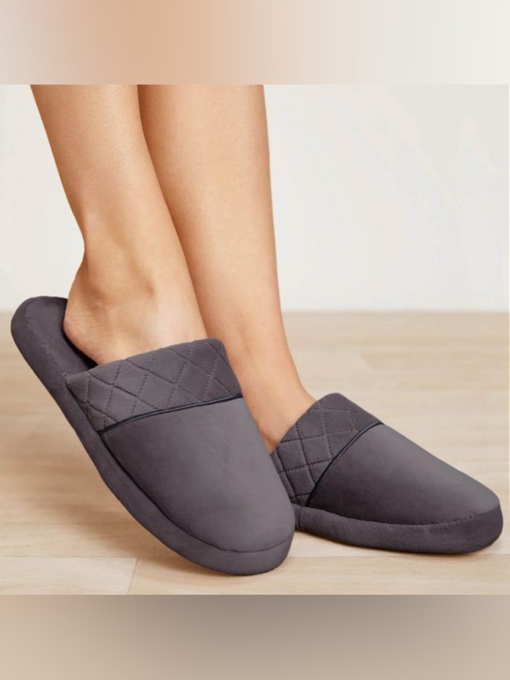 Barefoot Dreams Luxechic Slippers Size Medium (7-8)